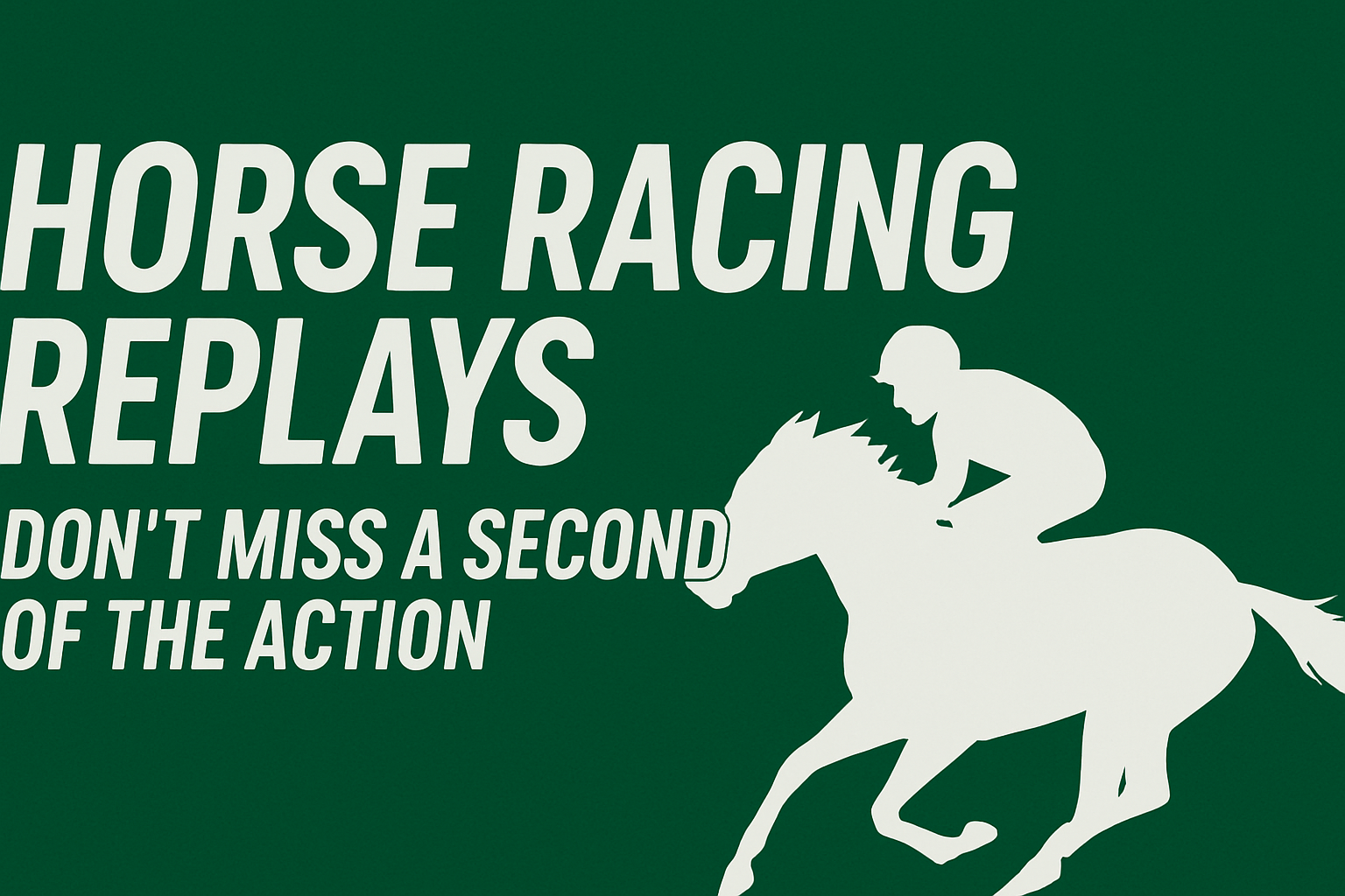 horse racing replays logo